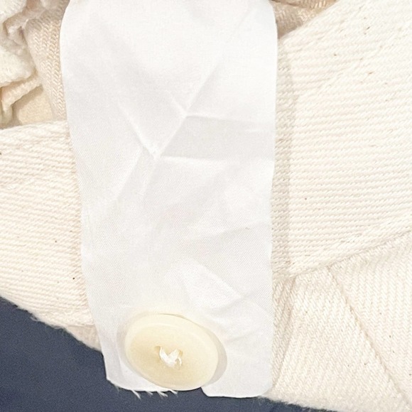 Tory Burch Button Detail Cropped Wide Leg Sailor Pants Size 6 NWOT - Picture 9 of 11